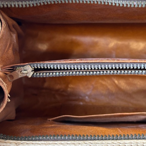 Vintage 1960's Leather Tooled Womens Purse Bag Western Vintage Retro Bag VTG - Picture 12 of 14